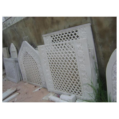 Designer White Marble Jali