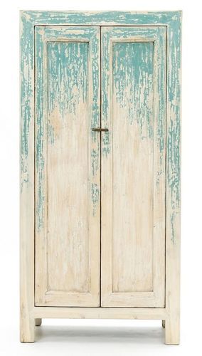 Handmade Antique Reclaimed Cedar Wood Cupboard