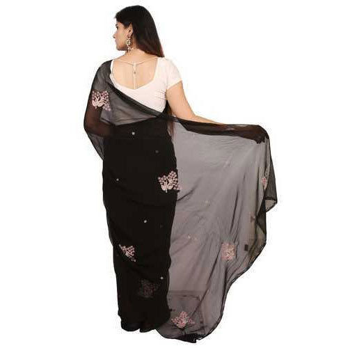 Black Casual Wear Saree