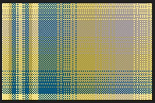 Blue And Yellow Fabric