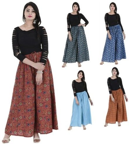 Block Printed Palazzo Pants