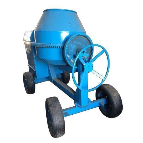 White Durable Finish Construction Concrete Mixer