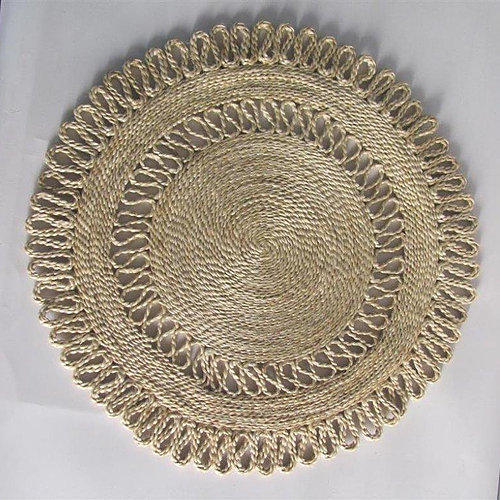 Round Jute Table Mats