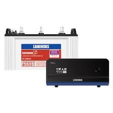 Luminous Inverter Battery - Zelio 1100 Home UPS 900 VA, RC 15000 Battery 120 Ah 12V | Intelligent 32-bit DSP Processor, Sine Wave Output, LED Display, 24-36 Months Warranty