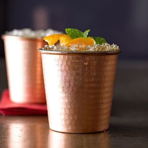 Optimum Grade Hammered Copper Tumbler