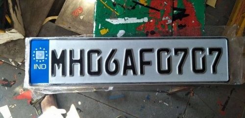 Car Number Plate For Front And Back Set