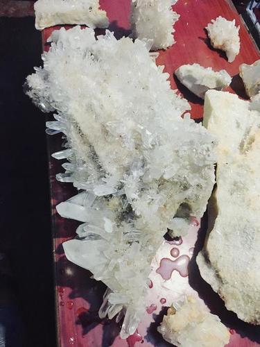 Quartz Crystal Clusters And Points