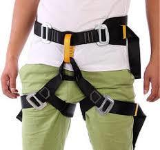 Yellow and Black Color Safety Belt