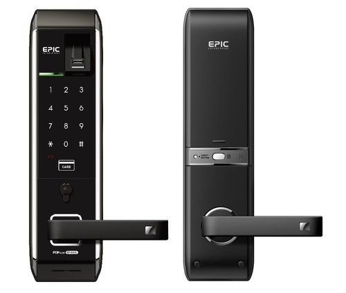 Epic Ef-8000l Fingerprint Password Smartcard And Emergency Key Based Door Lock