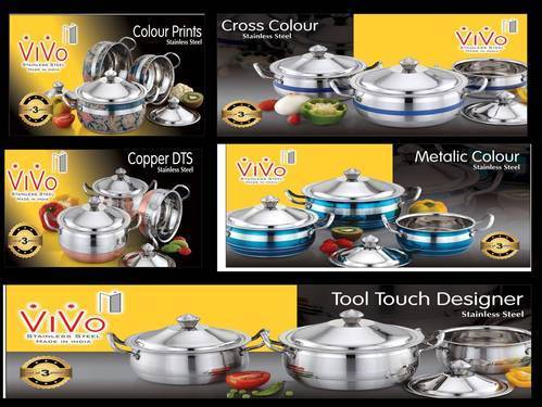 Metal Stainless Steel Kitchen Dishes