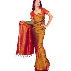 Fancy Embossed Silk Jacquard Sarees