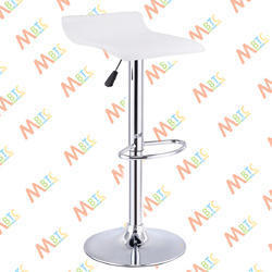 White Pure Iron Bar Stool