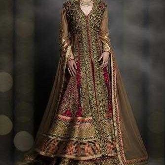 Breathable Indo Western Embroidered Lehenga