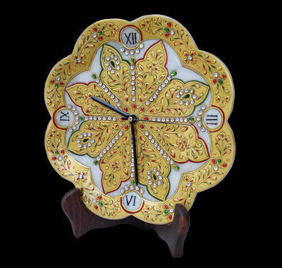 Longer Life Marble Handicrafts Clock