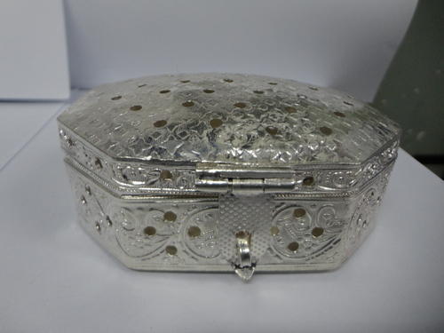 Designer Silver Jewellery Box