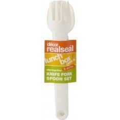 Realseal Clip-Together Knife Fork Spoon Set