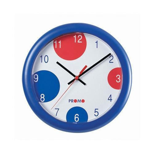 Round Plastic Promotional Clock