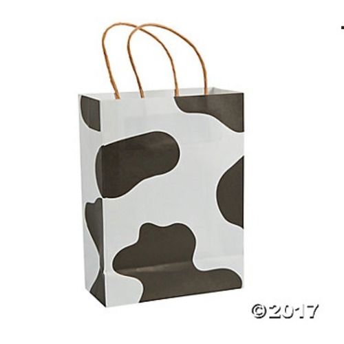 Cow Pattern Paper Bag