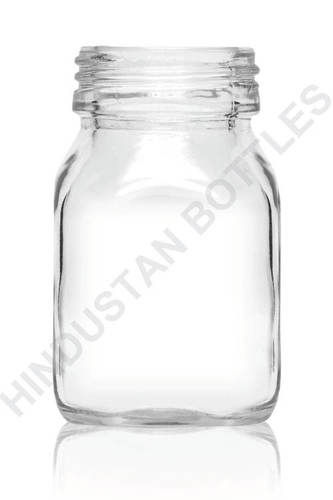 Square Glass Honey Jars