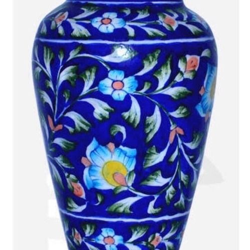 Ceramic Blue Pottery Vase 