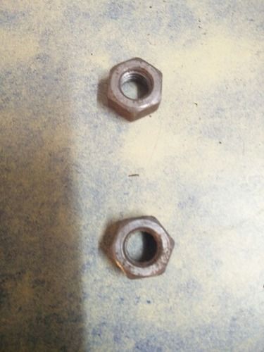 Signal Red Hex Shape Metal Nut