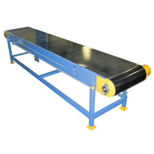 High Strength Belt Conveyor - Metal Flat Belt Design | Premium Quality, Prolonged Service Life, Wear and Tear Resistance, Rust Resistance, Hassle Free Motion