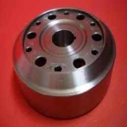 Silver Metal Body Generator Flywheel