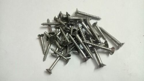 Silver Round Head Machine Screw