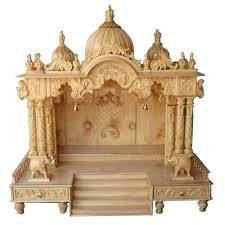 Hand Carved Wooden Mandir