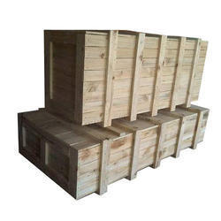 Pine Wooden Packaging Boxes - Customized Capacity for Shipping & Machinery Packaging | Durable Wood Material, Plane Design