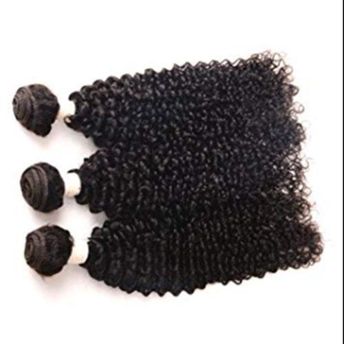 Natural Black And Brown Remy Kinky Curly Hair Extension