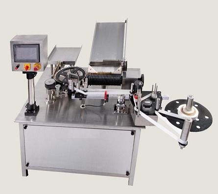 Silver Automatic Vial Labeling Machine