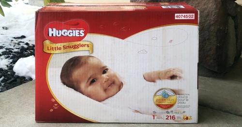 Huggies लिटिल स्नगलर डायपर, साइज़ 1, 216 डायपर