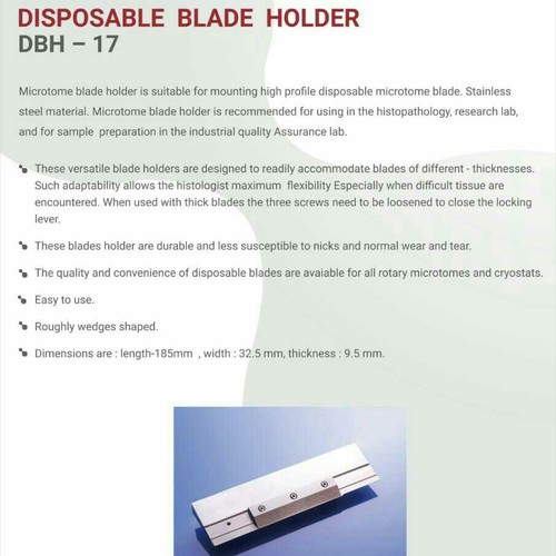 Disposable Blade Holder