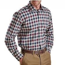 Men'S Casual Cotton Shirts Chest Size: 40 To 46