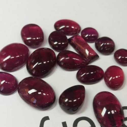 Rubelite Semi Precious Stone Cabs Size: As Per Order