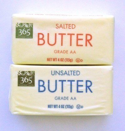 Salted And Unsalted Butter