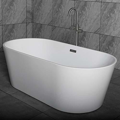 Oval Acrylic Freestanding Bathtub