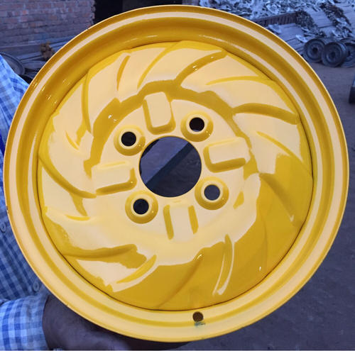 Alloy Look Steel Wheel E Rickshaw Rim Size: 3.00 X 14/90.90 X 12