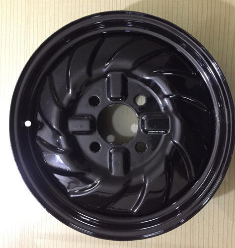 Black Loader E Rickshaw Wheel Rim