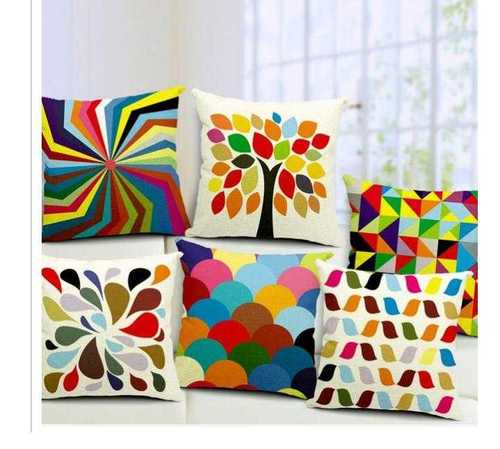 5 PC Printed Cushion Cover Set