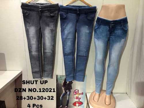 ladies denim capri jeans