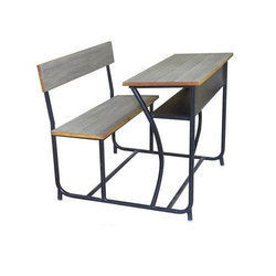 Easy To Clean Two Seater School Benches