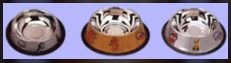 Non Tip Anti Skid Pet Bowls (Decorated) Tiffany