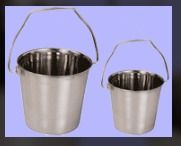 Pail Rounded Metal Bucket