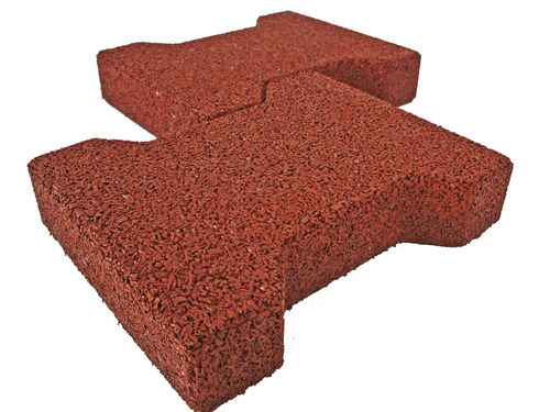 Red Color Interlocking Paver Application: Road Corner