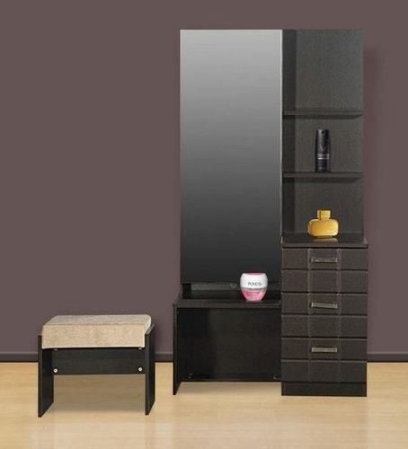Black Wooden Dressing Table Sharma Furniture Production