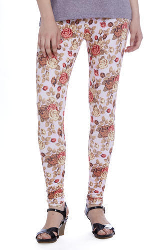 Multi Color Multicolor Cotton Stylish Printed Legging