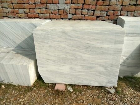 White Perfect Finish Makrana Albeta Marble