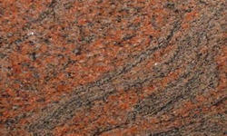 Anti Slip Multicolour Red Marbles Tile